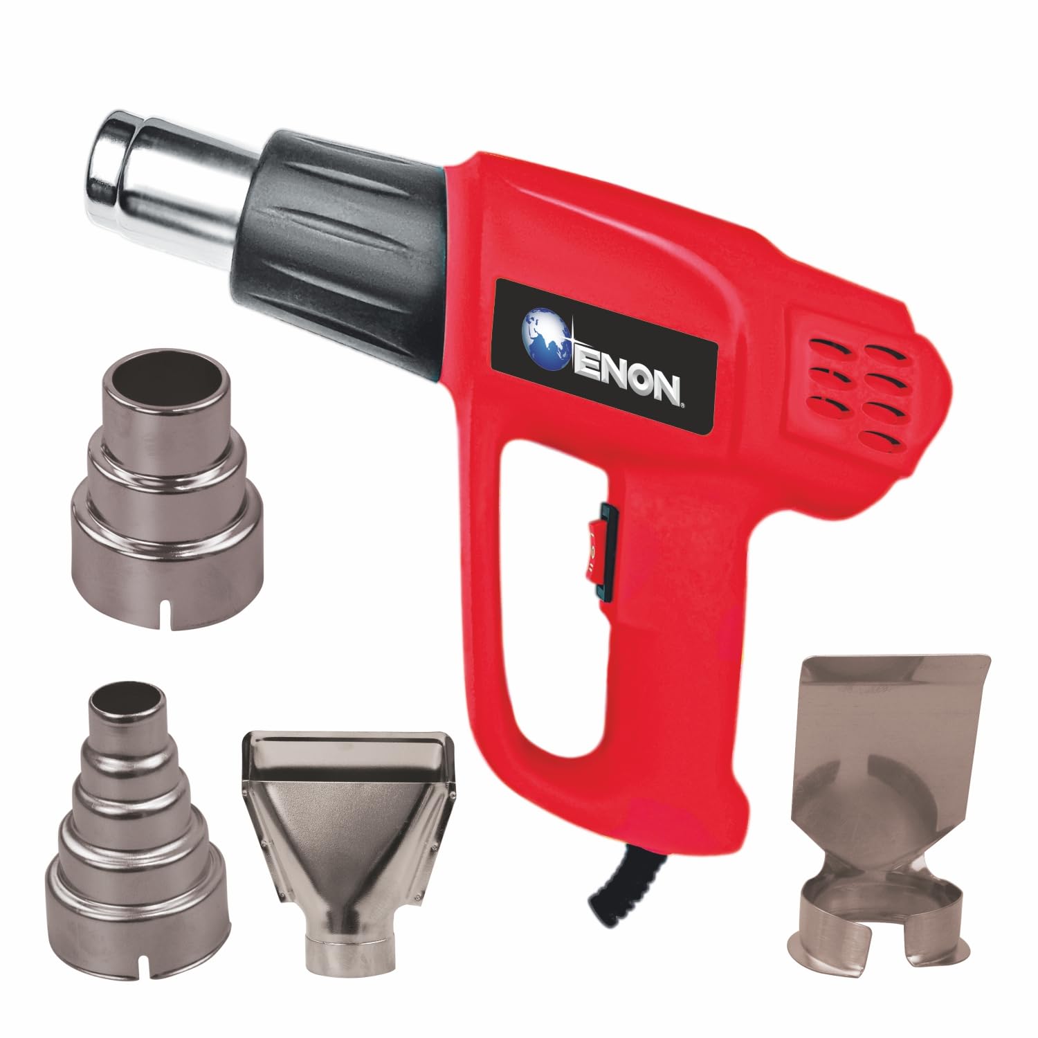 ENON Heat gun Machine 2000W 220V, Dual Temperature, Hot Air Gun for Shrink Wrapping Packing, Stripping Paint, Thawing Frozen Water Pipes (XE-2001) ENON Heat gun Machine 2000W 220V, Dual Temperature, Hot Air Gun for Shrink Wrapping Packing, Stripping Paint, Thawing Frozen Water Pipes (XE-2001)